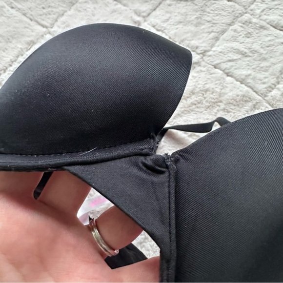 Victoria's Secret PINK | Black Wear Everywhere Push-up Bra | Size 36D - Picture 4 of 12